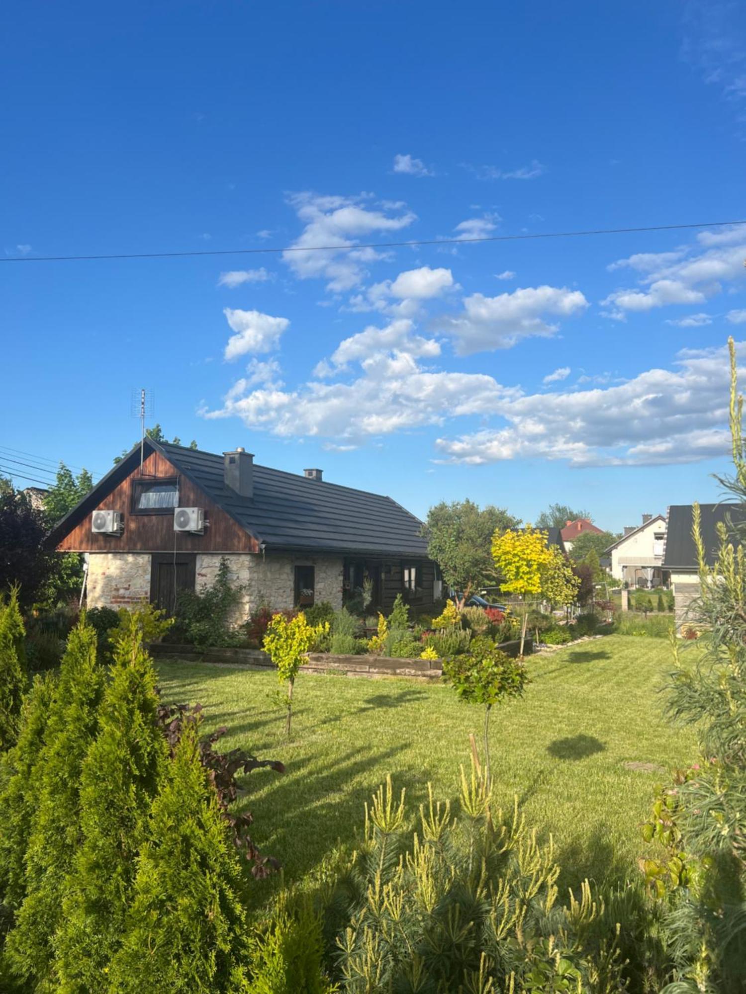 Malinowa Chatka Jankowice  Buitenkant foto