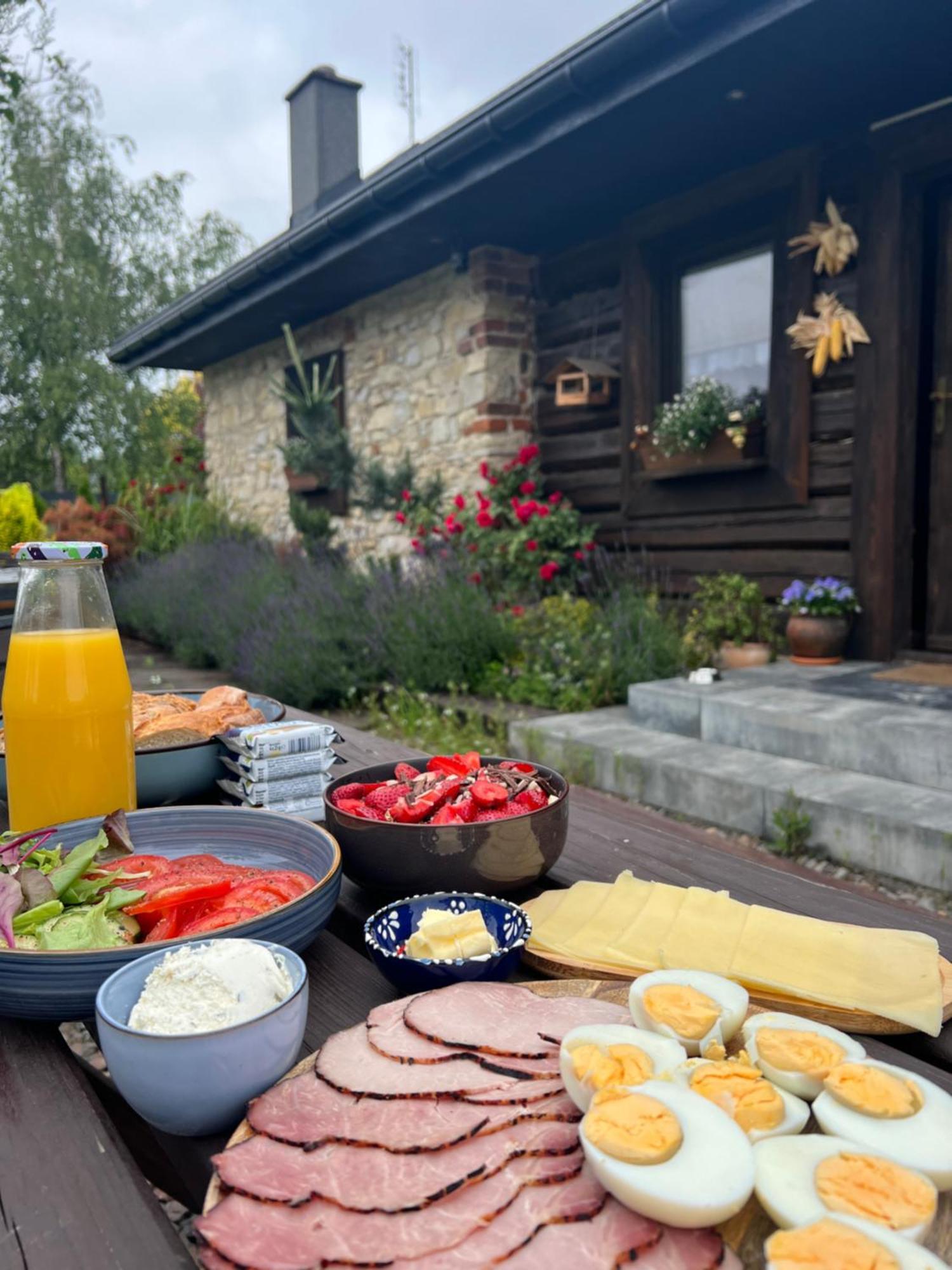 Malinowa Chatka Jankowice  Buitenkant foto